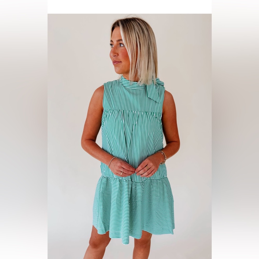 Eleighs Boutique Green Mini Dress